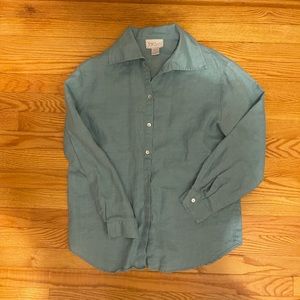 Vintage linen button up